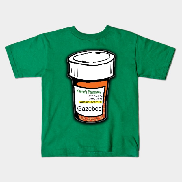 Gazebos Kids T-Shirt by The Bandwagon Society